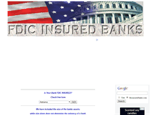 Tablet Screenshot of fdicinsuredbanks.com